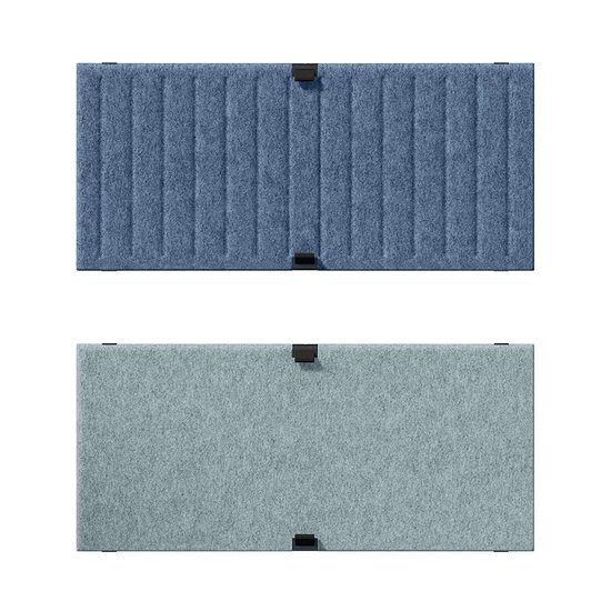 USM Haller Soft Panel, 750, vertikal/blanko, Blau, hellblau (QS SPV1)