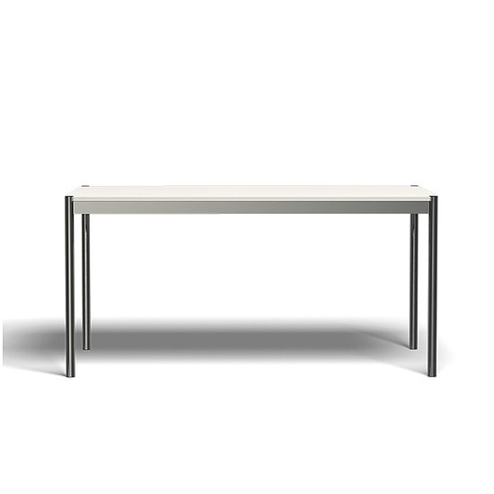 USM Haller Tisch T599, MDF, pulverbeschichtet, reinweiß (QS T59)