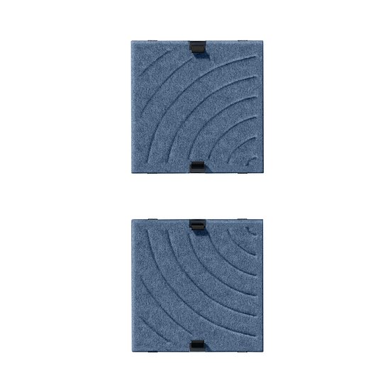 Soft Panel 350 x 350 (350, Rund, Bleu acier) [1ru]