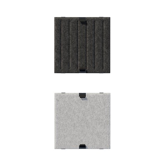 Soft Panel 350 x 350 (350, Vertikal, Anthracite) [2verti]